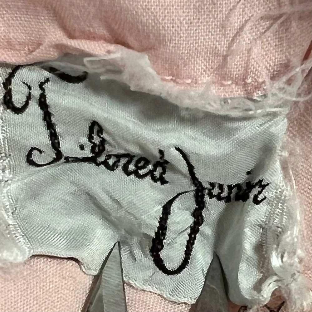 VINTAGE 50s MCM sailor nautical dress fit flare pastel pink midi Tailored Junior - Picture 9 of 14